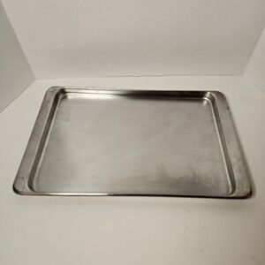 Revere Ware 2513 Stainless Steel Baking Sheet 9x13x3/4 Vintage 1801 Pan 88 USA